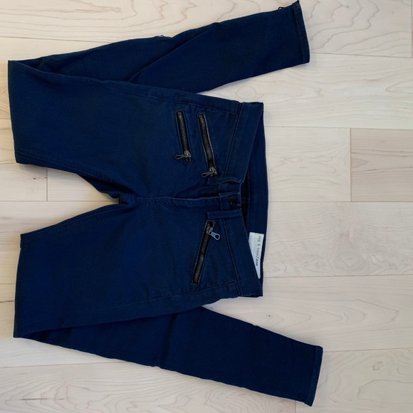 Rag & Bone/JEAN Mid Rise Legging Zipper - Picture 2 of 4